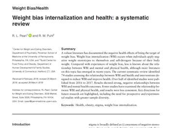 Weight Bias Health