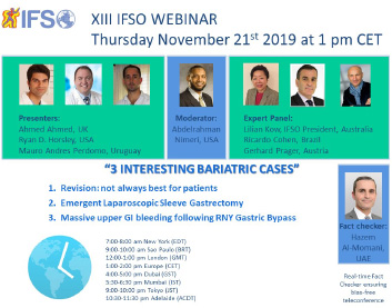 XIII IFSO Webinar