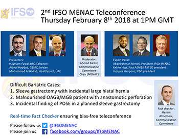 2nd IFSO MENAC Webinar: Difficult Bariatric Cases