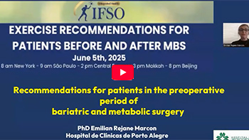 Exercise recommendations for patients before and after MBS
