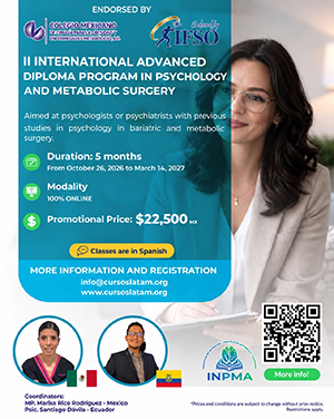 International Advanced Diploma in Psychology and Metabolic Surgery